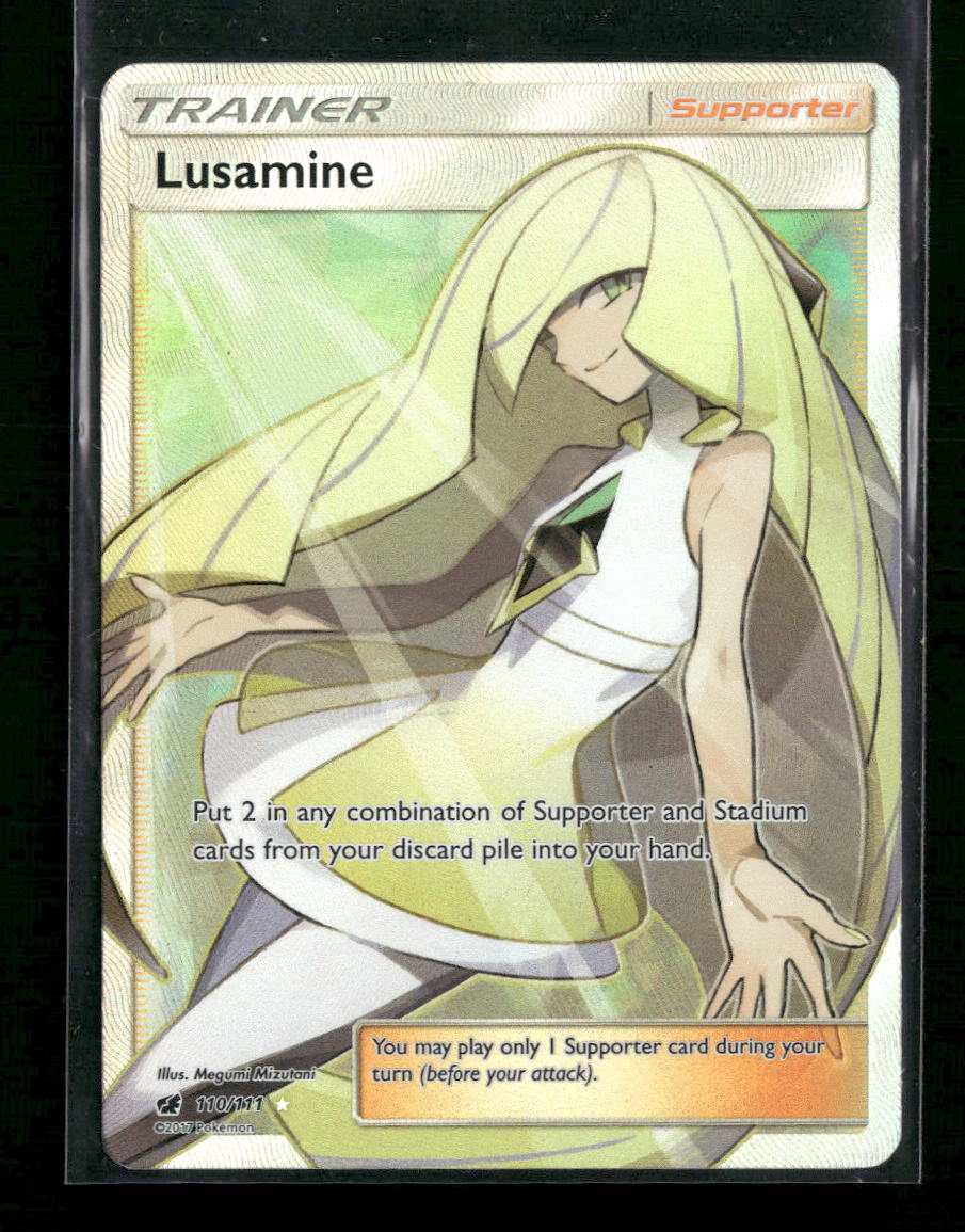 Lusamine (Full Art) SM - Crimson Invasion #110/111 - Front