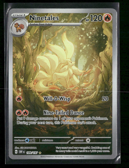 Ninetales -199/197 SV03: Obsidian Flames #199/197 - Front