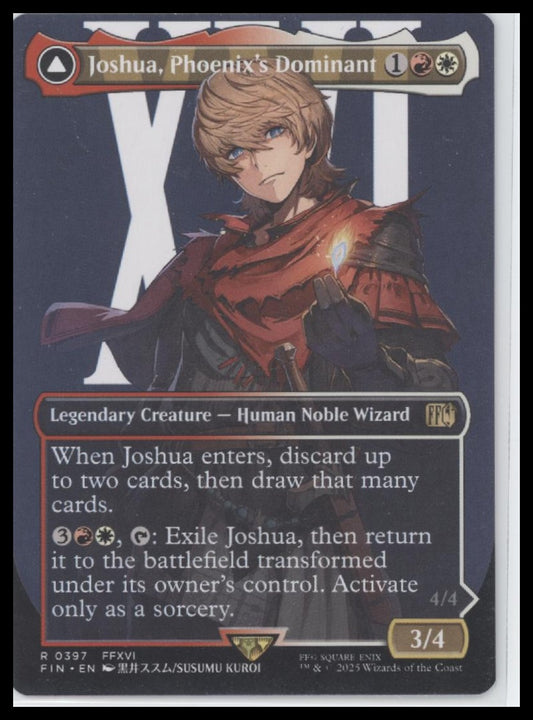 Joshua, Phoenix's Dominant (Borderless) FINAL FANTASY #397 - Front