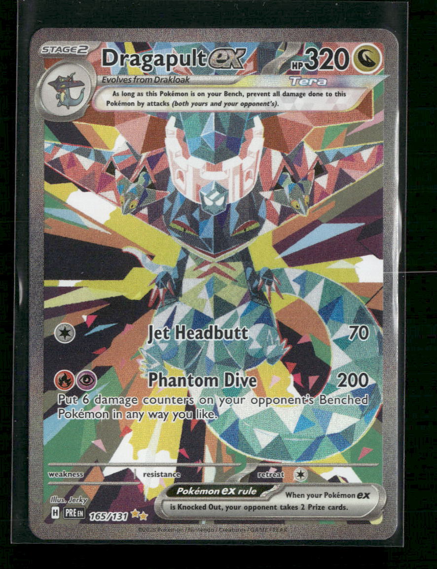 Dragapult ex SV: Prismatic Evolutions #165/131 - Front