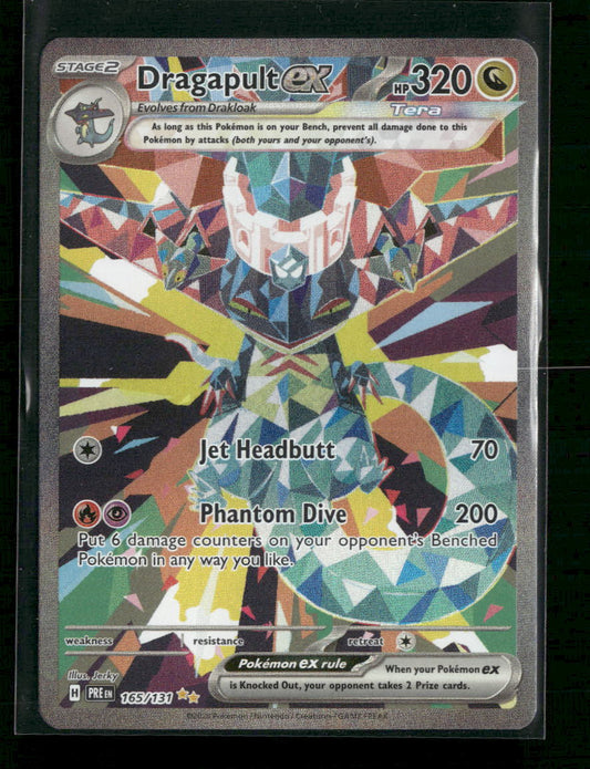 Dragapult ex SV: Prismatic Evolutions #165/131 - Front