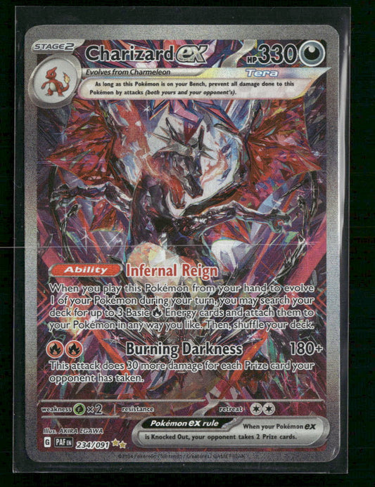 Charizard ex SV: Paldean Fates #234/091 - Front