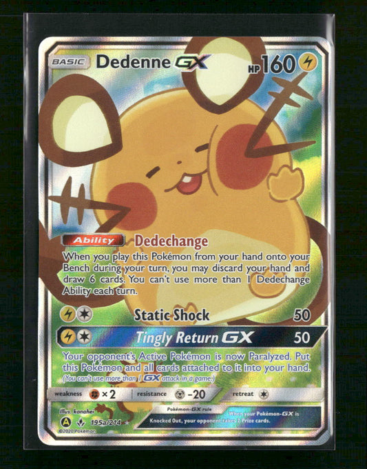 Dedenne GX Alternate Art Promos #195a/214 - Front