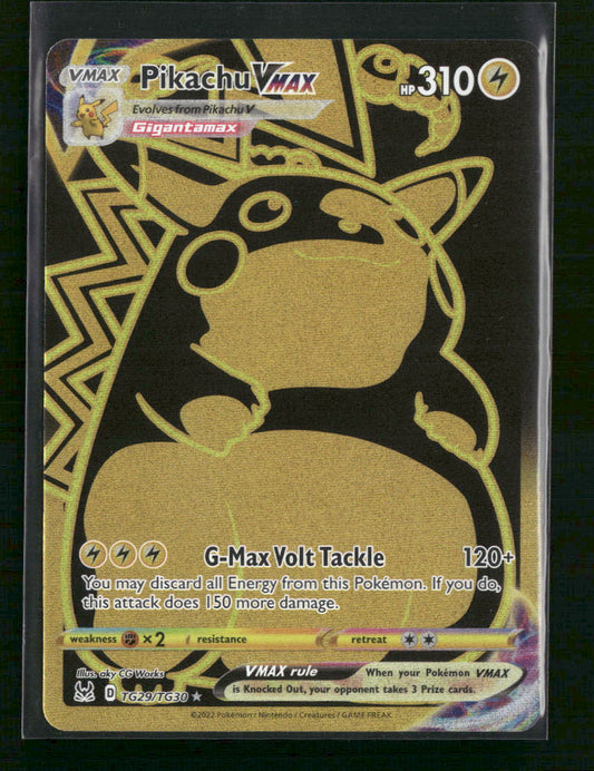 Pikachu VMAX (Secret) SWSH11: Lost Origin Trainer Gallery #TG29/TG30 - Front