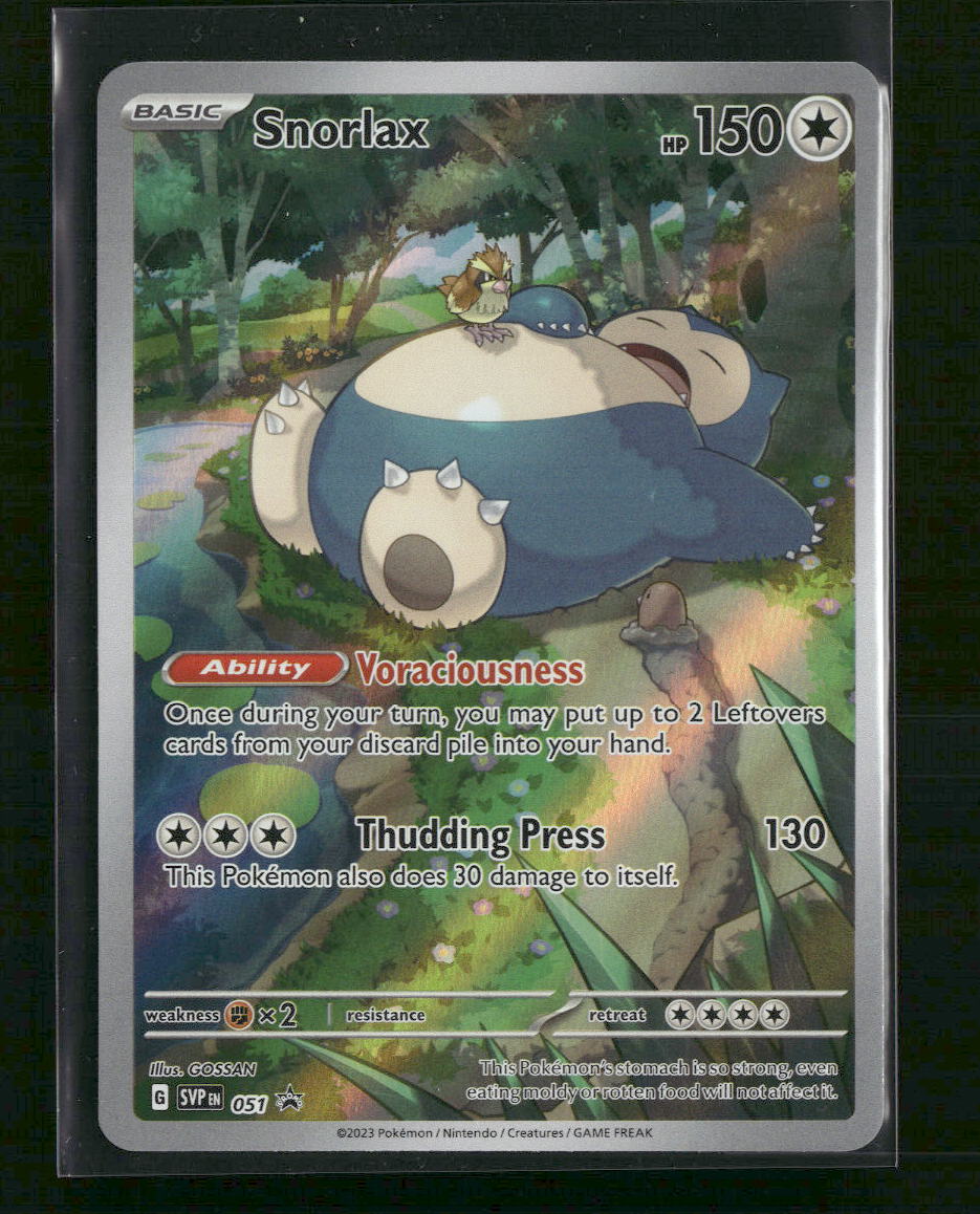 Snorlax SV: Scarlet & Violet Promo Cards #051 - Front