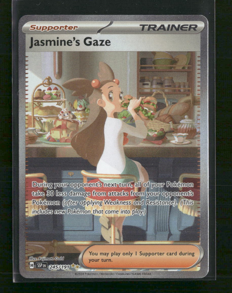 Jasmine's Gaze SV08: Surging Sparks #245/191 - Front