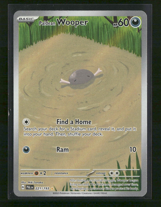 Paldean Wooper SV02: Paldea Evolved #221/193 - Front