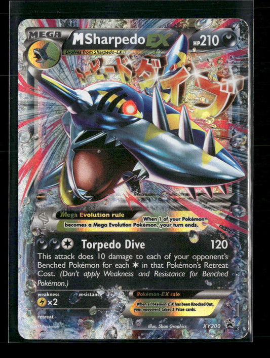 M Sharpedo EX XY Promos #XY200 - Front