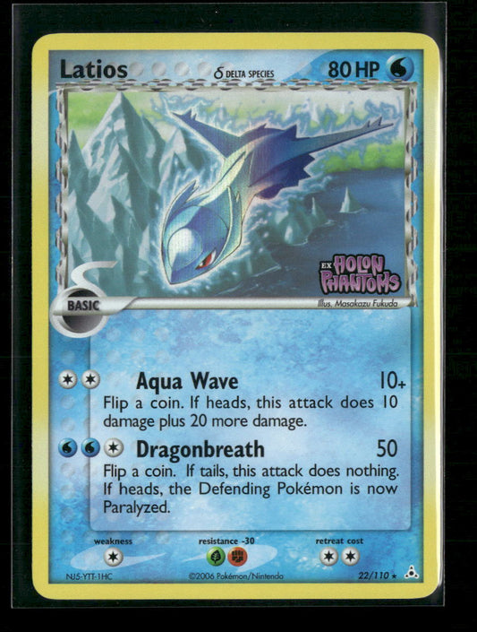 Holon Phantoms #22/110 Latios (Delta Species) Reverse Holo - Front