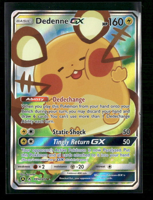 Dedenne GX Alternate Art Promos #195a/214 - Front