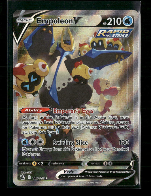 Empoleon V (Alternate Full Art) SWSH05: Battle Styles #146/163 - Front