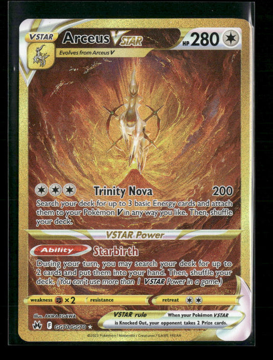 Arceus VSTAR (Secret) Crown Zenith: Galarian Gallery #GG70/GG70 - Front