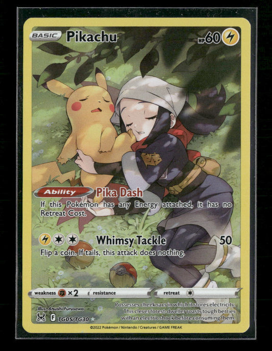 Pikachu SWSH11: Lost Origin Trainer Gallery #TG05/TG30 - Front