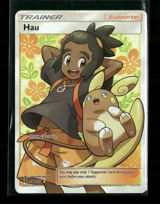 Hau (Full Art) SM - Guardians Rising #144/145 - Front