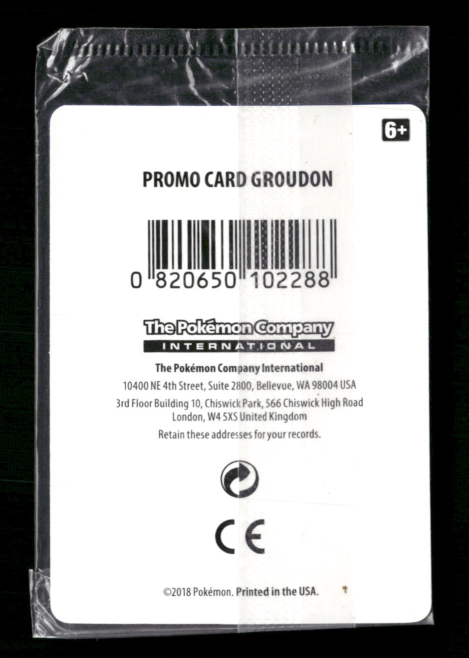 Groudon Miscellaneous Cards & Products #081/168 - Back