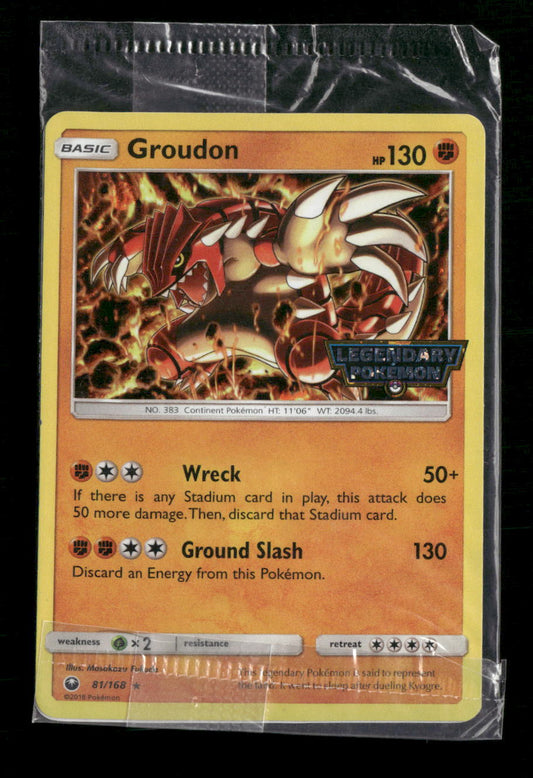 Groudon Miscellaneous Cards & Products #081/168 - Front