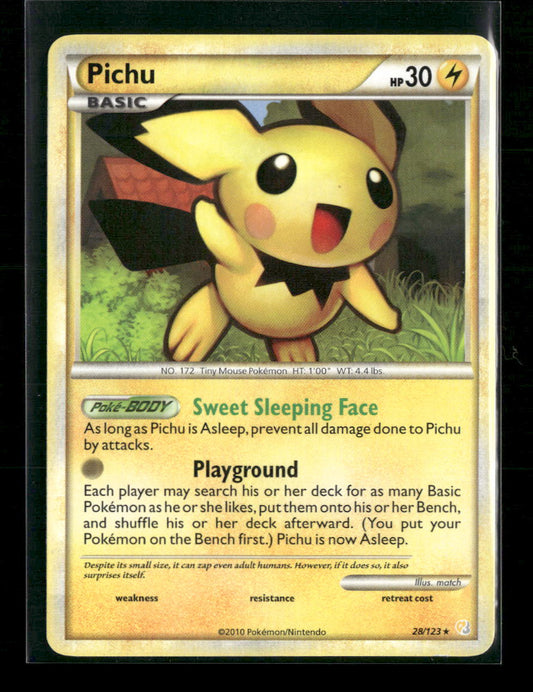 Pichu Nintendo Promos #28/123 - Front