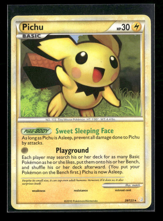 Pichu Nintendo Promos #28/123 - Front
