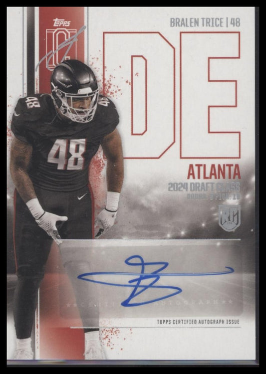 Bralen Trice 2024 Topps Signature #RCA-BT Auto - Front