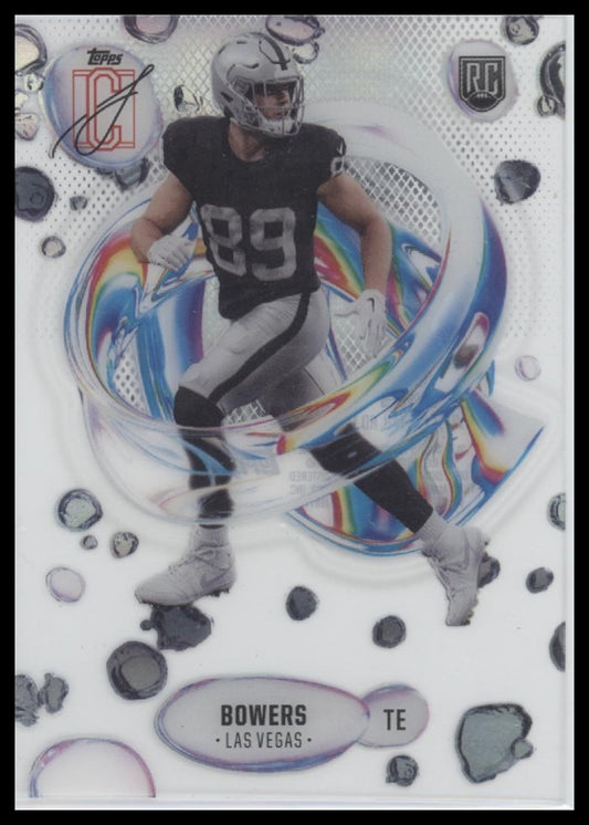 Brock Bowers 2024 Topps Signature Class #F-6 Fluidity - Front