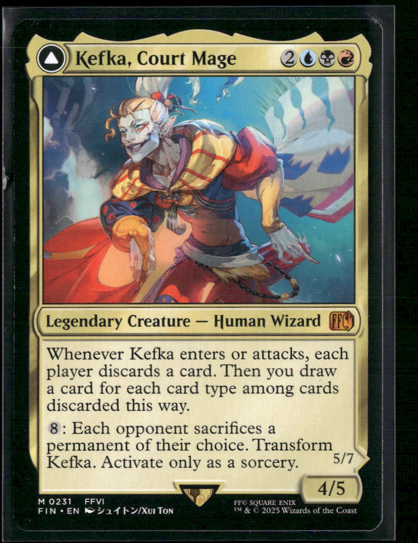Kefka, Court Mage FINAL FANTASY #231 - Front