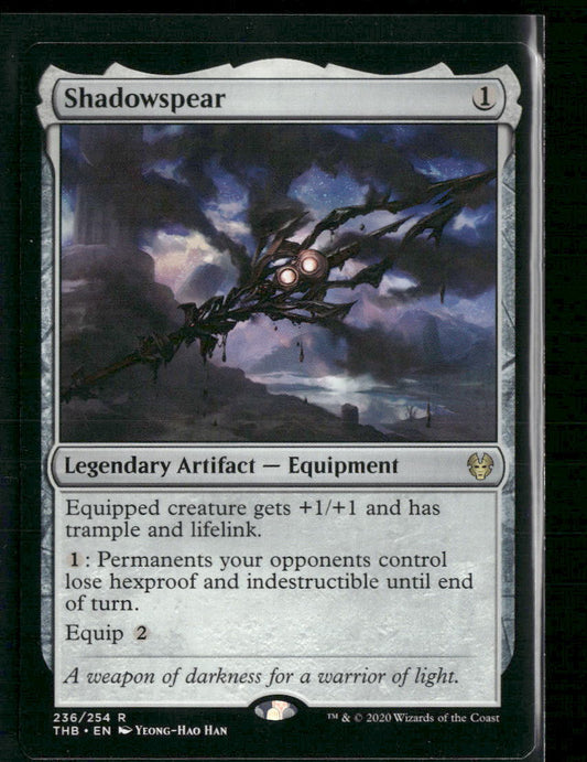 Shadowspear The List Reprints #236 - Front