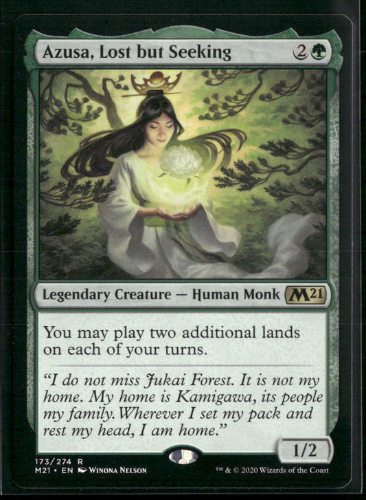 Azusa, Lost but Seeking Core Set 2021 #173 - Front