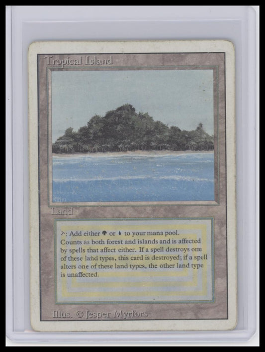 MTG Tropical Island Revised Edition - Front