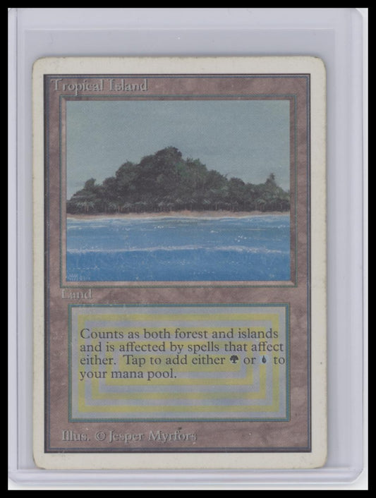 MTG Tropical Island Unlimited Edition - Front