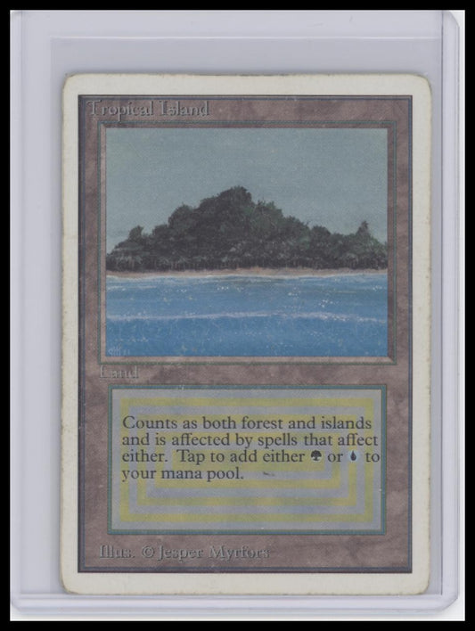 MTG Tropical Island Unlimited Edition - Front