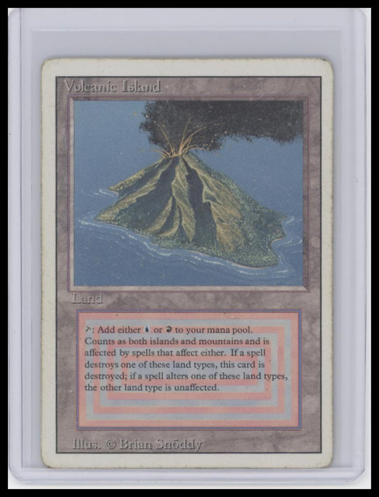 MTG Volcanic Island Revised Edition - Front