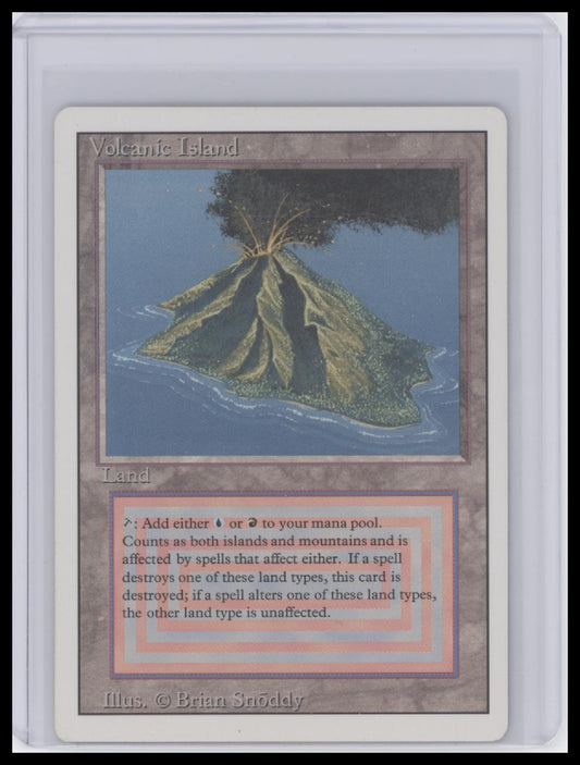 MTG Volcanic Island Revised Edition - Front