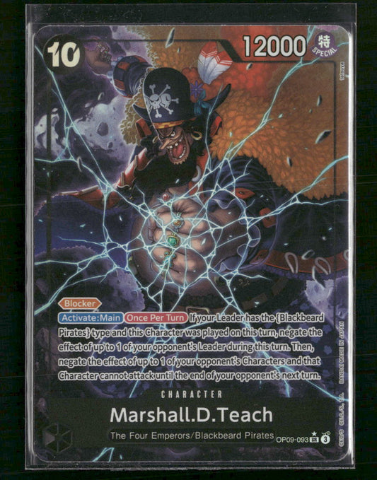 Marshall.D.Teach (093) (Alternate Art) Emperors in the New World #OP09-093 - Front