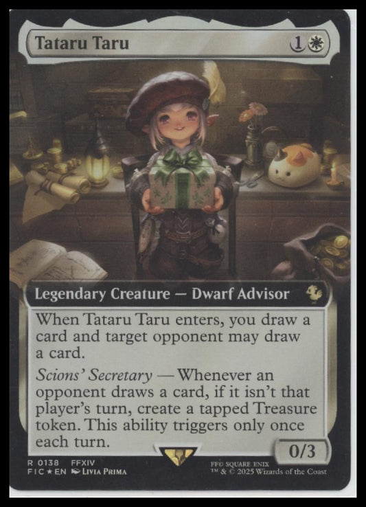 Tataru Taru (Extended Art) Commander: FINAL FANTASY #138 Foil - Front