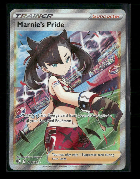 Marnie's Pride (Full Art) SWSH09: Brilliant Stars #171/172 - Front