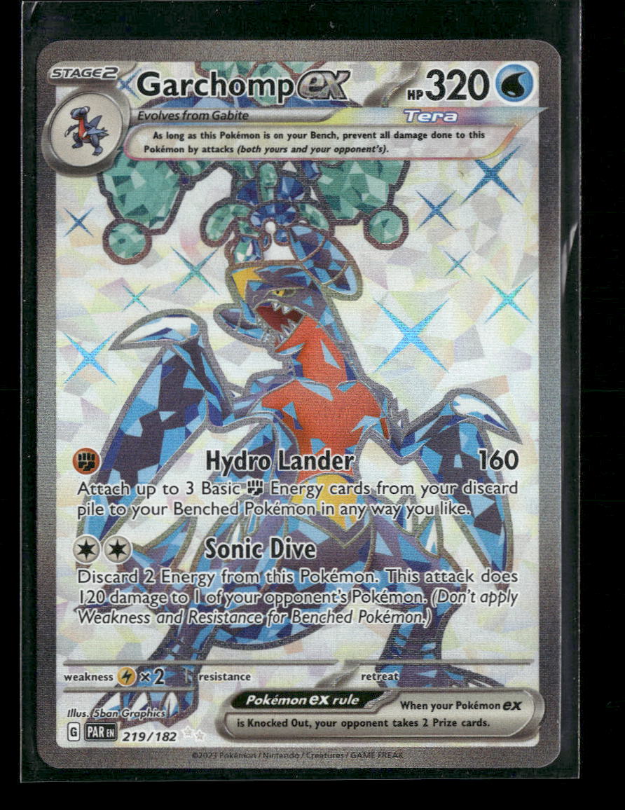 Garchomp ex SV04: Paradox Rift #219/182 - Front