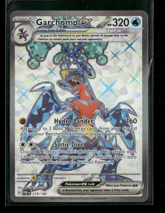 Garchomp ex SV04: Paradox Rift #219/182 - Front
