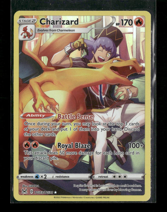 Charizard SWSH11: Lost Origin Trainer Gallery #TG03/TG30 - Front