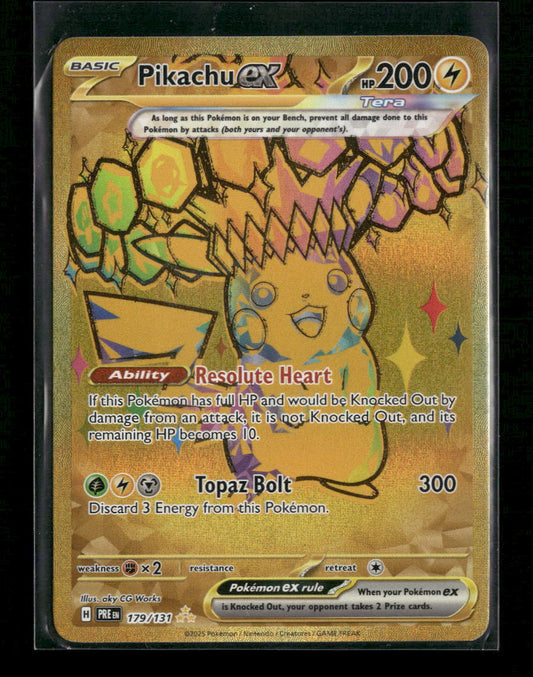 Pikachu ex SV: Prismatic Evolutions #179/131 - Front