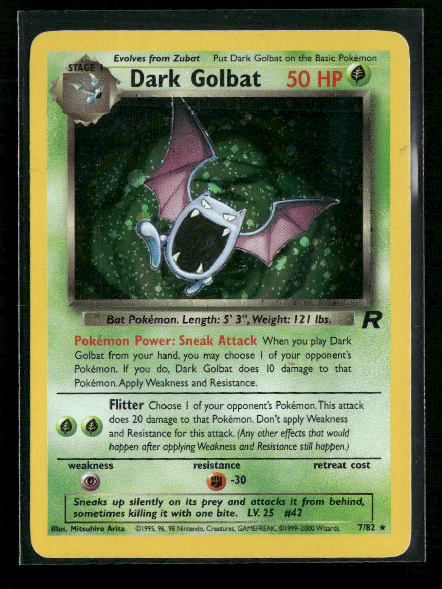 Dark Golbat (7) Team Rocket #07/82 - Front