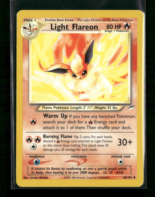 Light Flareon Neo Destiny #046/105 - Front