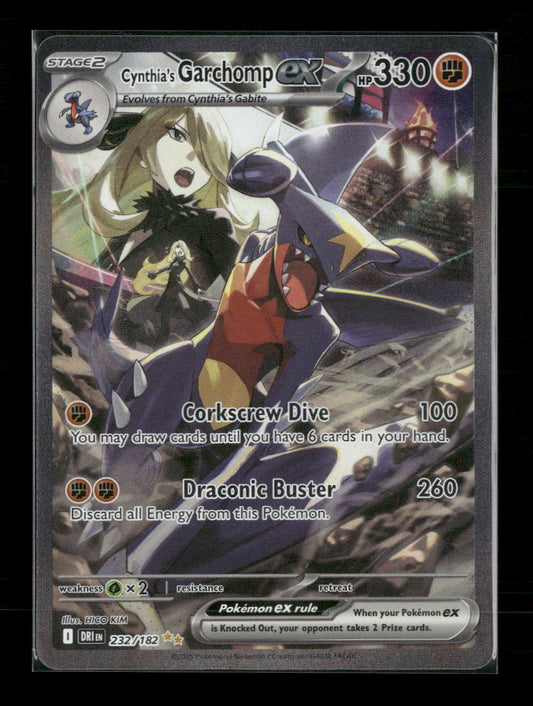 Cynthia's Garchomp ex SV10: Destined Rivals #232/182 - Front