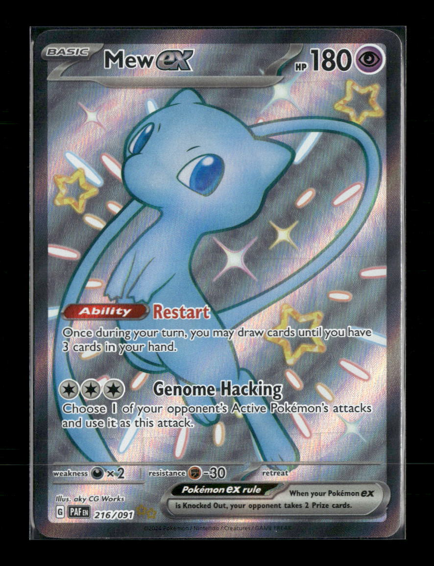 Mew ex SV: Paldean Fates #216/091 - Front