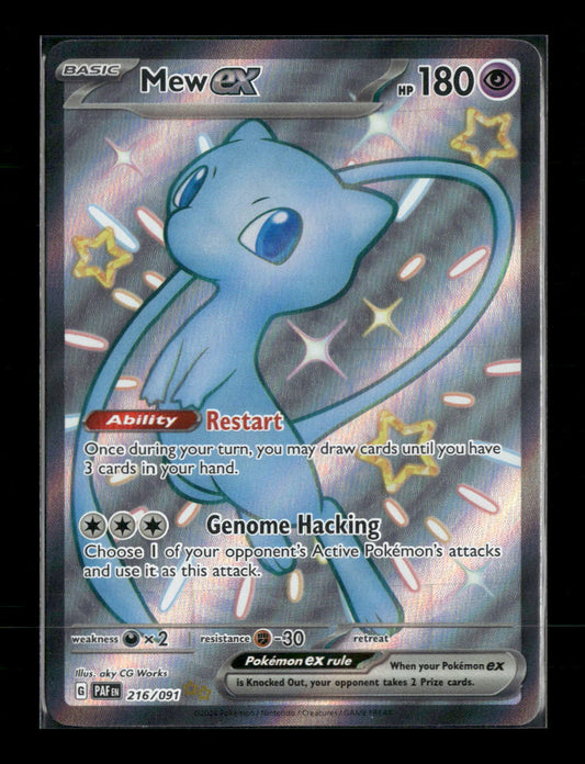 Mew ex SV: Paldean Fates #216/091 - Front