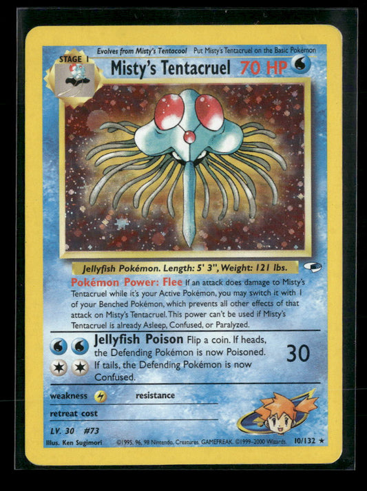Misty's Tentacruel Gym Heroes #010/132 - Front