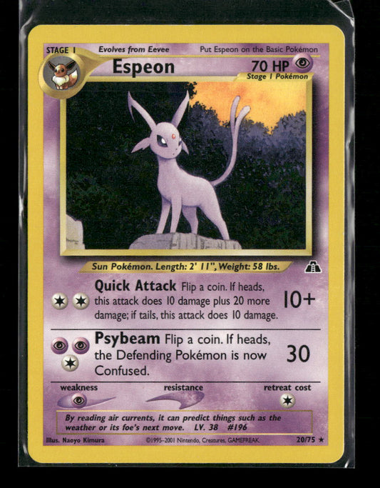 Espeon (20) Neo Discovery #20/75 - Front