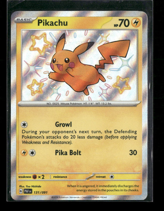 Pikachu SV: Paldean Fates #131/091 - Front