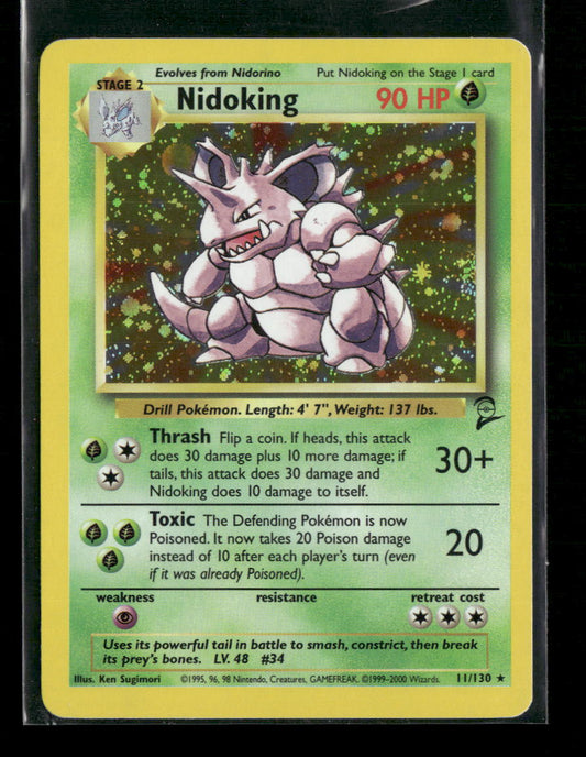 Nidoking Base Set 2 #011/130 - Front
