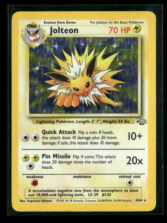 Jolteon (4) Jungle #04/64 - Front