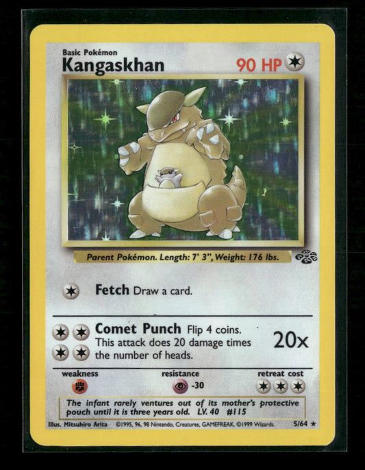 Kangaskhan (5) Jungle #05/64 - Front